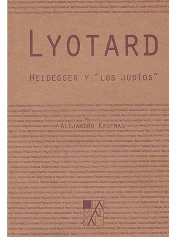 Heidegger y "los judíos"